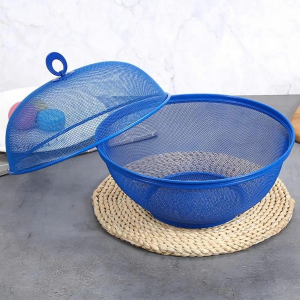 BỘ RỔ HOA QUẢ KÈM LỒNG BÀN THÉP PHỦ (T50)