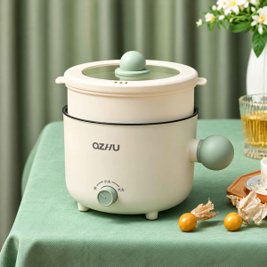 NỒI LẨU ĐIỆN MINI CHỐNG DÍNH OZHU 2 NẤC NHIỆT (T36)