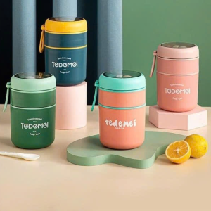 BÌNH Ủ CHÁO GIỮ NHIỆT 2 TẦNG TEDEMEI 710ML