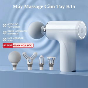 MÁY MASSAGE CẦM TAY GUN K15 CAO CẤP