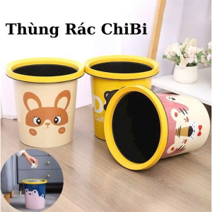 THÙNG ĐỰNG RÁC NHỰA HOẠT HÌNH 10L