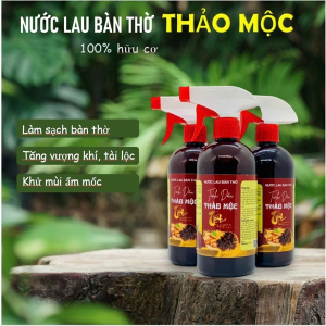 NƯỚC LAU BÀN THỜ THẢO MỘC 500ML (T100)