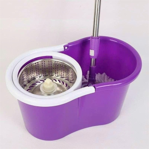 BỘ CÂY LAU NHÀ XOAY 360 ĐỘ LỒNG INOX