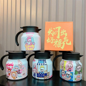 ẤM PHA TRÀ INOX LABUBU 1000ML