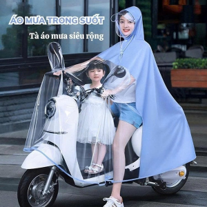ÁO MƯA TRONG SUỐT CAO CẤP ĐI XE MÁY (T50)