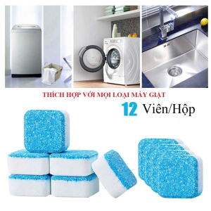 HỘP 12 VIÊN TẨY VỆ SINH LỒNG MÁY GIẶT