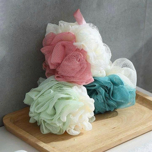 BÔNG TẮM 2 MÀU TẠO BỌT MỀM MẠI