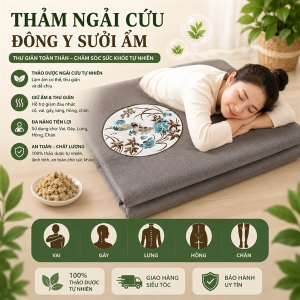 THẢM NGẢI CỨU ĐÔNG Y SƯỞI ẤM (T20)