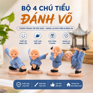 BỘ 4 CHÚ TIỂU ĐÁNH VÕ