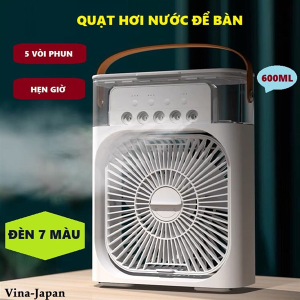 QUẠT HƠI NƯỚC ĐỂ BÀN, HẸN GIỜ THÔNG MINH