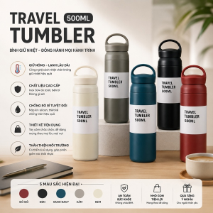 BÌNH GIỮ NHIỆT TRAVEL TUMBLER 500ML (T50)