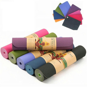 THẢM YOGA TPE 2 LỚP 6MM KHÔNG TÚI (T12)