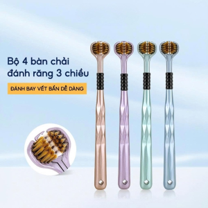 SET 4 BÀN CHẢI ĐÁNH RĂNG ĐA CHIỀU BAIKE