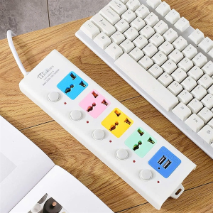 Ổ CẮM ĐIỆN USB ĐA NĂNG DÂY DÀI 2M