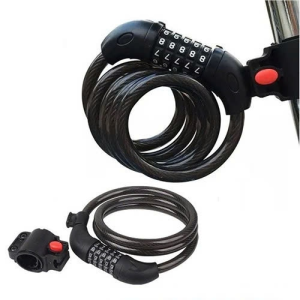 Ổ KHÓA XE ĐẠP XE MÁY 5 SỐ DÂY DÀI 1M2