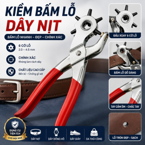 KIỀM BẤM LỖ DÂY NỊT