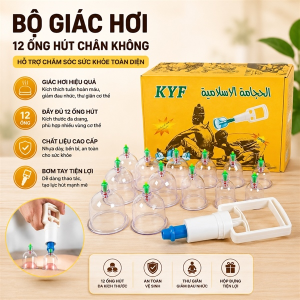 BỘ GIÁC HƠI 12 ỐNG HÚT CHÂN KHÔNG (T30)