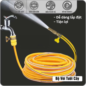 BỘ DÂY VÒI XỊT NƯỚC TĂNG ÁP DÀI 20M