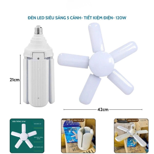 BÓNG ĐÈN LED 5 CÁNH SIÊU SÁNG