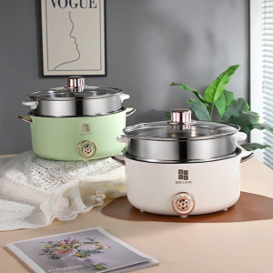 NỒI LẨU ĐIỆN MISU LOUIS 2 TẦNG 28CM HẤP INOX