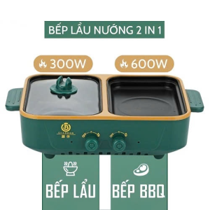 BẾP NƯỚNG LẨU 2 NGĂN SHANBAN (T30)