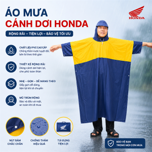 ÁO MƯA CÁNH DƠI HONDA