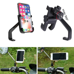 GIÁ ĐỠ ĐIỆN THOẠI C2 GẮN CHÂN GƯƠNG XE MÁY (T100)