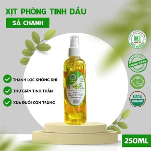 CHAI XỊT PHÒNG HƯƠNG CHANH SẢ 250ML