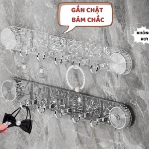 MÓC TREO ĐỒ ĐA NĂNG HÚT CHÂN KHÔNG 5 MÓC GẤP