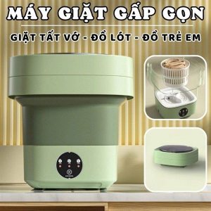 MÁY GIẶT MINI TỰ ĐỘNG KHỬ KHUẨN GẤP GỌN