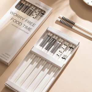 SET 5 ĐÔI ĐŨA GỐM SỨ CHỐNG TRƯỢT NHẬT BẢN