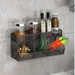 KỆ LƯỚI SẮT NHÀ BẾP 2 TẦNG 3 NGĂN