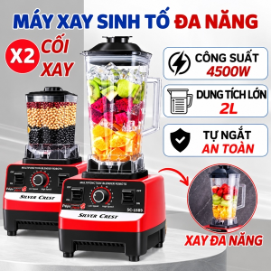 MÁY XAY SINH TỐ 2 CỐI SILVER CREST SC- 1589 (T6)