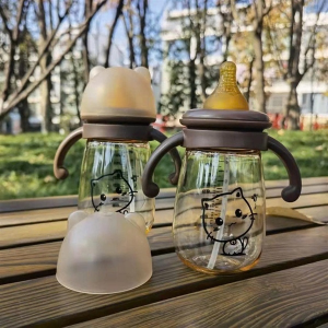 BÌNH SỮA 300ML HÌNH MÈO CHO BÉ