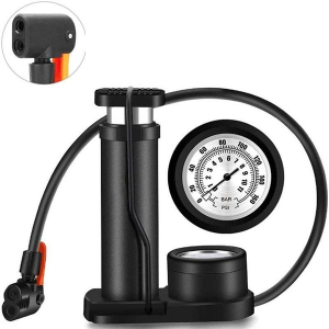 BƠM XE ĐẠP CHÂN ĐỨNG FOOT PUMP MẶT TRÒN