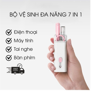 BỘ DỤNG CỤ VỆ SINH BÀN PHÍM LAPTOP 7IN1 (T100)