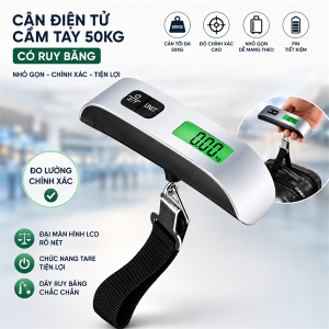 CÂN ĐIỆN TỬ CẦM TAY 50KG CÓ RUY BĂNG